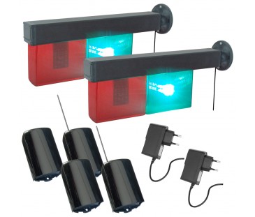 D252 RF - Semáforo Automático Para Entrada e Saída de Veículos. (SEM FIO). Kit D252 RF - Semáforo Automático Para Entrada e Saída de Veículos. (SEM FIO). Kit